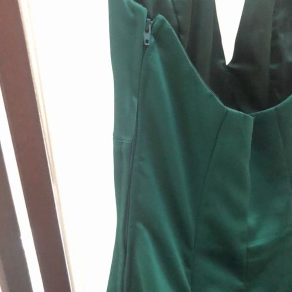 Gunne Sax Halter Prom Dress Green Size 3/4 - Picture 11 of 13